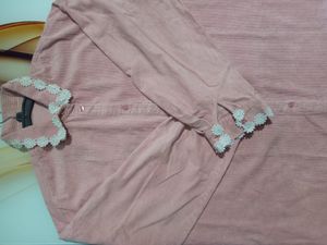 Pink Corduroy Shirt