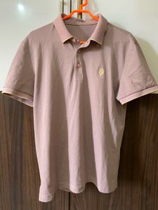 Polo T Shirt | Mauve