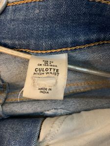 Wide Leg Denim Jeans