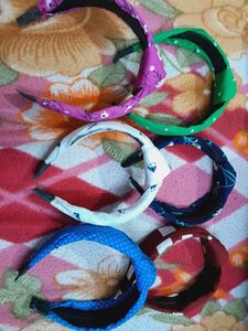 Multicolour Set Of 6 Hairbands