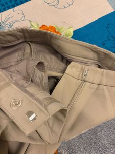 Women Beige Trousers Vero Moda Comfy Business Pant