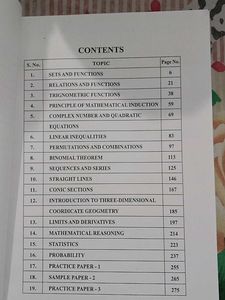 Class 11 Mathematics Textbook