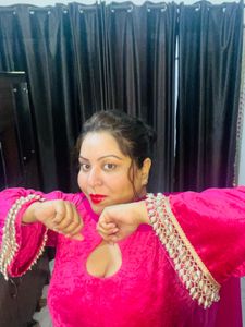 New Velvet Designer Kurti designed by me