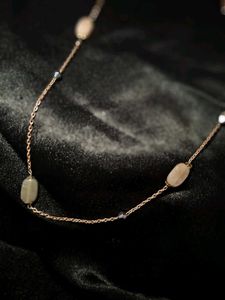 Delicate Stone &amp; Chain Necklace