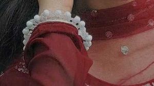 Maroon Embroidered Sharara set