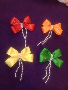 Decorative Ribbon Bows (Set of 4)