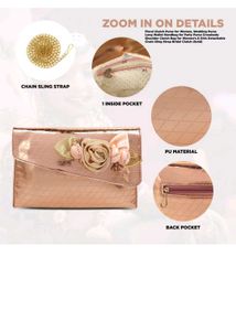 Elegant Rose Gold Clutch