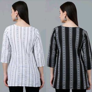 Striped Tunic Top Set