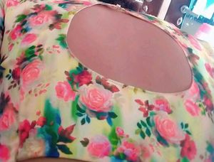 Red , Golden, Green Colour Blouse