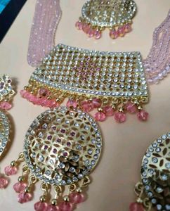 Rajputana Pink Necklace Set