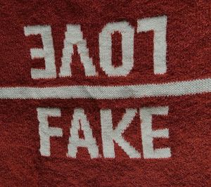 MAX Love Fake Graphic Sweater