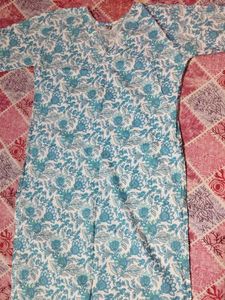Floral Print A - line Kurti