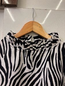 Zebra Print Top