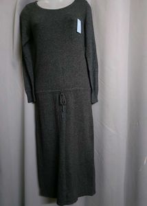 Gray Knit Maxi Dress 🖤