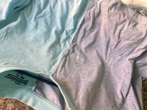 Two-Tone Cropped T-Shirt