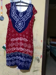 Red &amp; Blue Print suit set