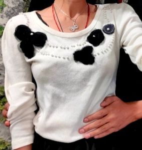 White Woolen Top