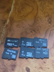 6Pcs 4Gb Memory Card