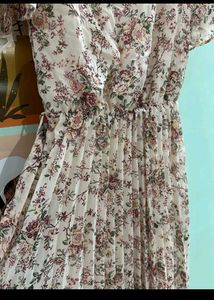 Vintage Inspired Floral Dress( Unused One)