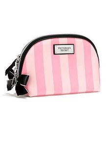Victoria's Secret Striped Cosmetic Bag