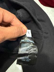 Balenciaga Hand Painted Black Hoodie