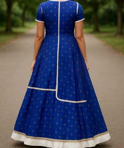 Blue Floral Maxi Dress