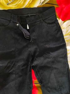 Vintage Black Flare Leg Trousers