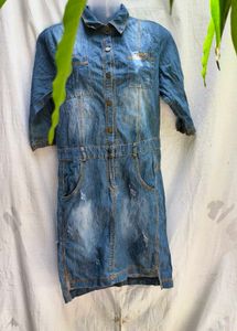 1556. CUTE DENIM DRESS