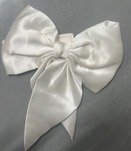 Aesthetic White Bow Clip