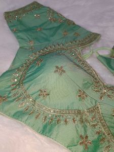 Greenish Sabyasachi Blouse