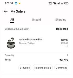 Realme Buds Air6 Pro - warranty available