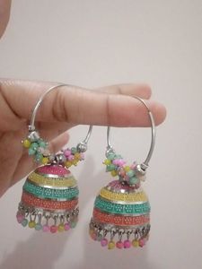 Multicolour Jhumka
