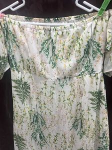 Floral Off-Shoulder Dress