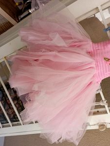 Baby Pink Frock For  Baby Girls