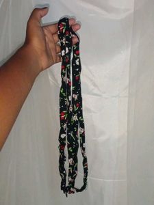 Floral Print Mini Skirt With Belt