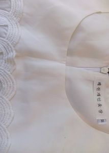 Elegant White Lace Top