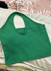 Green Halter neck top💚