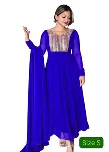 Gown With Dupatta Set