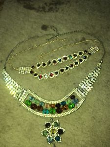 Rhinestone Statement Necklace