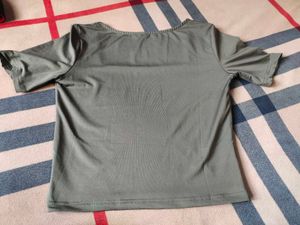 Women Soft Stretch Fabric Square Neck Top