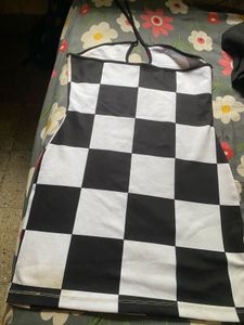 Checkered Bodycon Dress