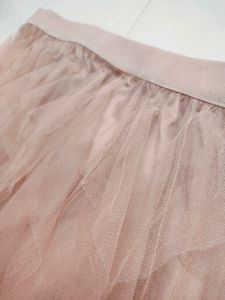 Tutu Skirt Multilayer Fluffy Net Dusty Pink