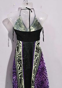 DAMN SEXY CHITAH PRINTED SILK DRESS