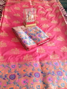 New Saree With Blouse Piece