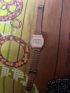 Casio Vintage Rose Gold Digital Watch