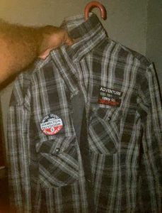 Patch Work Loose Fit Shirt