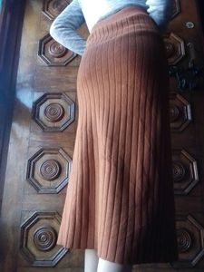 Elegant Brown Skirt 🤎🤎