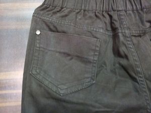 Cotton Jeggings/Trousers (Dark Brown) For WOMEN