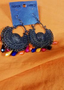Boho Chic Colorful Drop Earrings