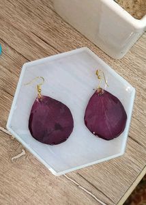 Handmade Pressed Flower Jewelry Set💗💗🫧